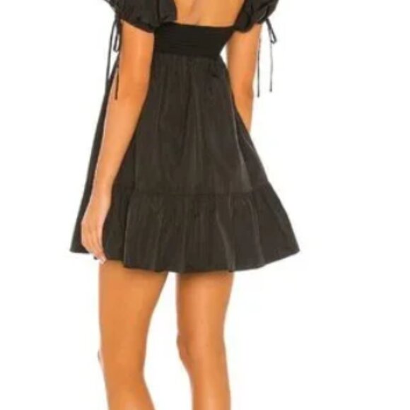 Amanda Uprichard Sicily Dress in Black - Picture 3 of 3